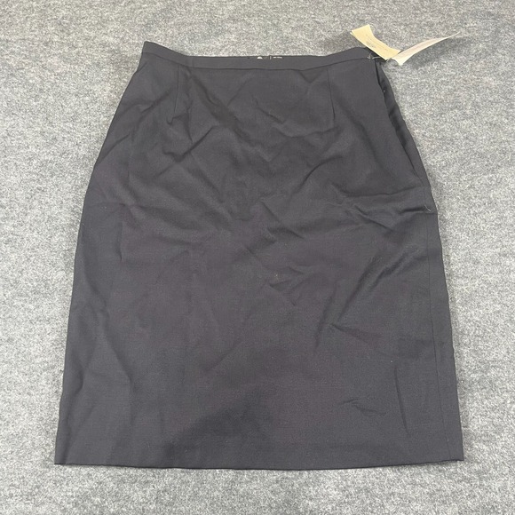 Dresses & Skirts - Nygard Collection Skirt Womens 10 Black Wool Straight New‎ York Times Deadstock